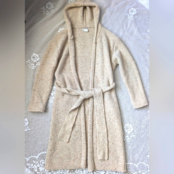 Fitigues Vintage Cashmere Silk Wool Cardigan Duster - Picture 5 of 7